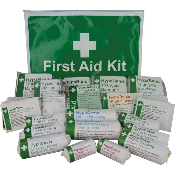 Safety First Aid Group 1-10 Person HSE First Aid Kit (Zip lock Bag)