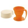 Richell Foldable Portable Mug, 4.1 fl oz (120 ml)
