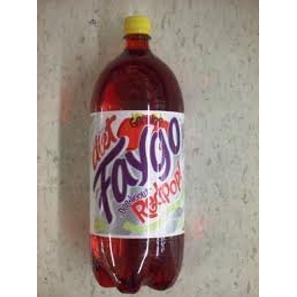 Faygo DIET Red Pop Soda, 2 Liter Bottle (Pack of 6)