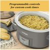 Crock-Pot Programmable 7-Quart Cook and Carry Locking Lid Slow Cooker Grey