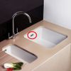 RAK Chrome Ceramic Kitchen Sink Decorative Overflow Cover Plate & Bolt