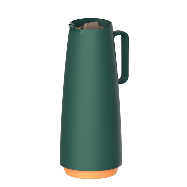 Tramontina 61636/107 Thermal Carafe, Tabletop Pot, 3.3 gal (1 L) Capacity, Green, Thermos, Water Bottle, Stylish, Lightweight, Heat Retention, 24 Hours, Large Capacity, Made in Brazil