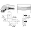 CRL A1990E Satin Anodized ACRS 90 Elbow