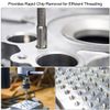 sourcing map Machine Tap 7/16-20 UNF Thread H2 High Speed Steel Screw Thread Taps Threading Tapping Tool