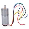 GA25-370 Brush DC Motor Geared Motor with Encoder Speed Measuring Code Plate(DC12V 60RPM)