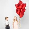 20PCS 46CM Heart Balloons Heart Foil Balloons Mylar Heart Balloons Metallic Aluminum Balloons Romantic Party Decor Balloons for Valentines Day Birthday Wedding Bridal Decor (red)