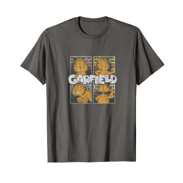 Garfield Many Garfield Moods 4 Grid T-Shirt