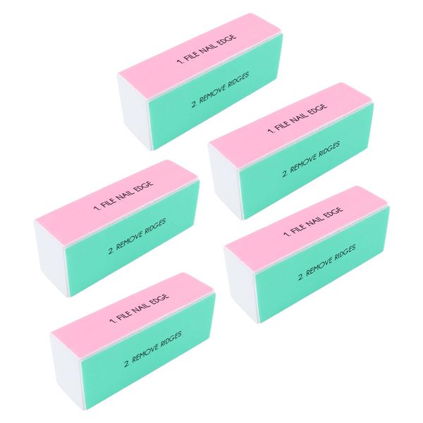 Namvo 5 Pcs Nail Buffer Block Nail File Block Nail Block Buffer Nail Buffer and Smoothing Agent for Natural Nails