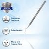 A2Z- 6pc Dental Pick Oral Hygiene Probe #17A Angled Tip, Tooth Scraper Tartar & Plaque Remover Professional,Personal & Pet Oral Care Use - Tooth Cleaning at Home - 100% Stainless Steel, 5.5" Length