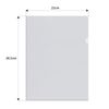 OFFICE CENTRE 25 x L Shape Clear Strong A4 Plastic Wallets Document Sleeve Folder Pocket File