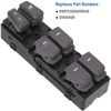 Power Window Switch Control Gray Button for 2011-2014 Hyundai Sonata OEM DWS455