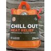 Get Smart Be Prepared Heat Relief Emergency Kit With  21 Pcs. *NEW*