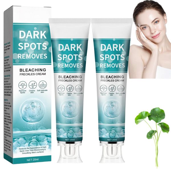 2PCS Fade Stain Beauty Cream,Dark Spot Remover for Face,Dark Spot Correcting Glow Serum,Freckle Remover Cream,Age Spot Remover,Dark Spot Cream,Dark Spots Remover,Spot Remover,Dark Spot Remover