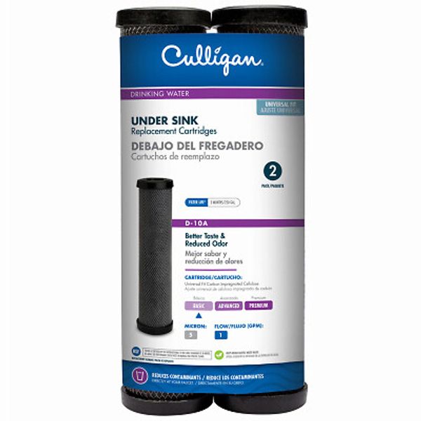Culligan D-10A Under-Sink Drinking Water Replacement Cartridges-2 pack -