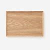 KEYUCA Kulmio Snack Tray (Solid Wood/M/Rectangular), Stylish, Wooden Tray, Snacks, Lunch, Tea Set, Cafe, Restaurant