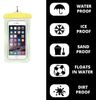 Universal Waterproof Mobile Phone Case Pouch Plastic Cover Smartphones (5Pack-MultiColor)