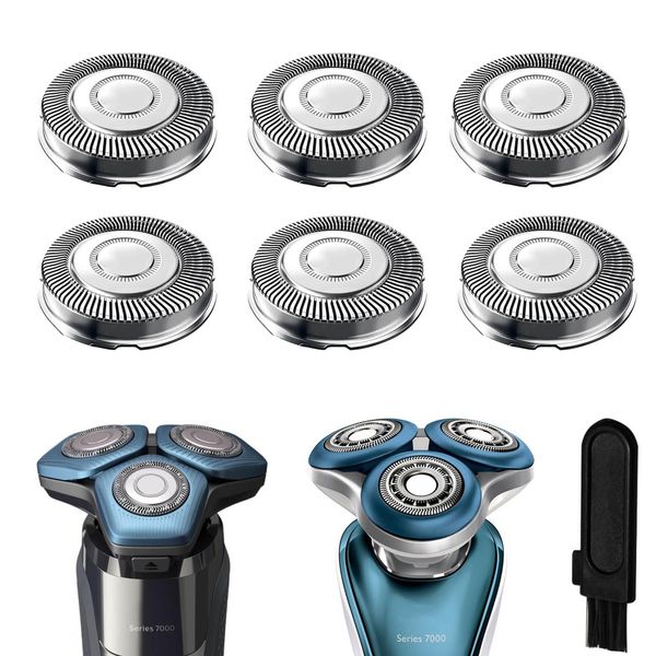 SH71 Replacement Heads for Philips Norelco Shaver Series 7000 and 5000 Triple Razor with Durable Sharp Blade,Comfortcut Replacement Blades,Razor Blade for Philips Norelco S7782 S7788
