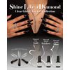 Tammy Taylor SHINE LIKE A DIAMOND Clear Glitter Gel Top Coat Bundle 3pc Set