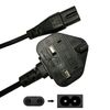 Fastronics® 2M UK MAIN POWER AC LEAD CABLE FOR SHARP LED TV LC-48LE551U