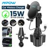 Mpow Car Cell Phone Mount Holder Cup Fast Charging Universal for iPhone Samsung