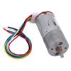Gear Motor with Encoder, DC 12V Encoder Motor with Mounting Bracket 65mm Wheel Small Motor for Smart Car Robot Model DIY (Speed ​​200)