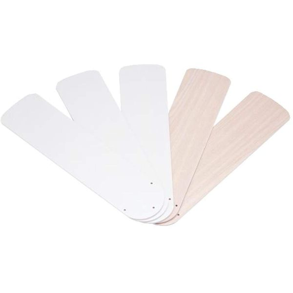 Ciata 42-Inch White/Bleached Oak Ceiling Fans Replacement Fan Blades - 5 Pack