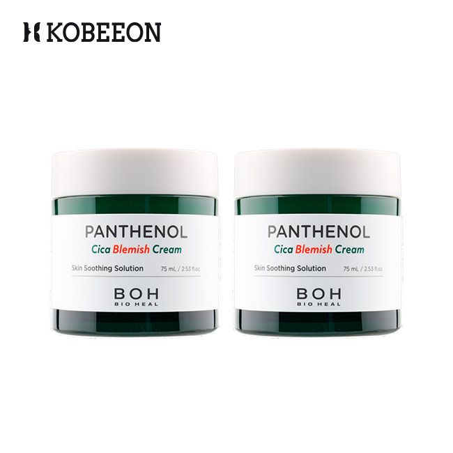 [BIOHEAL BOH] Panthenol Cica BLEMISH CREAM 75ml*2 Double Planning Set PANTHENOL CICA BLEMISH CREAM Skin Care Cica Barrier Moisturizing Botanic Healbo Korean Cosmetics [Directly from Korea]