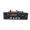 ciciglow USB MP3 Decoder Board, 12V Car Stereo Bluetooth Recording Module with 2x5W Power Amplifier Built‑in FM Radio and Memory Function(black)