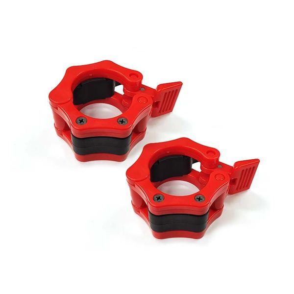 Banseok Sports One-touch weight bar fastener 262249, ② Weight bar 50mm fastener (red)