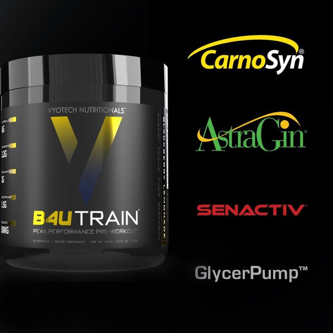 Premium Pre-Workout B4UTRAIN Vyotech Nutritionals, Muscle Pumps Focus Recovery