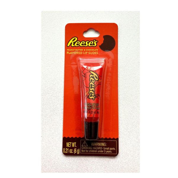 REESE'S Peanut Butter Chocolate Candy Flavored Lip Gloss