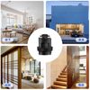 Aiwode|Light Socket|For Lighting Duct Rail|Lighting Rail Socket|Electrical Socket | For Duct Rail|E26 Base Bulb Socket|Black|6 Pack|