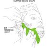 Quality Time Beard Shaping Tool Guide; Flexible Beard Tool Kit, Do-it-Yourself, Innovative Design Template, Haircut Trimming Stencil - Beard Lineup Shaving Guide, Made in USA