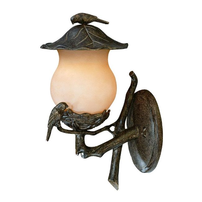 Acclaim 7551BC/CH Avian Collection 2-Light Wall Mount Outdoor Light Fixture, Black Coral