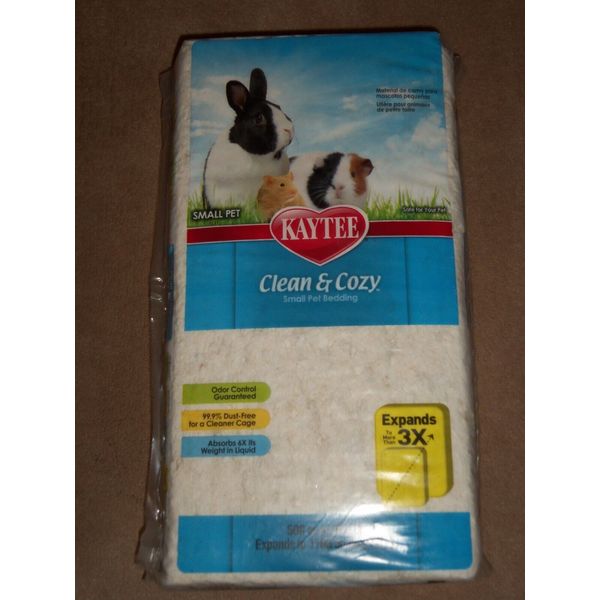 KAYTEE CLEAN & COZY SMALL PET BEDDING, ODOR & DUST FREE, RABBIT, HAMSTER BEDDING