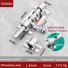 4" Slide Gate Latch Bolt, Stainless Steel Heavy Duty Solid Door Latch Lock