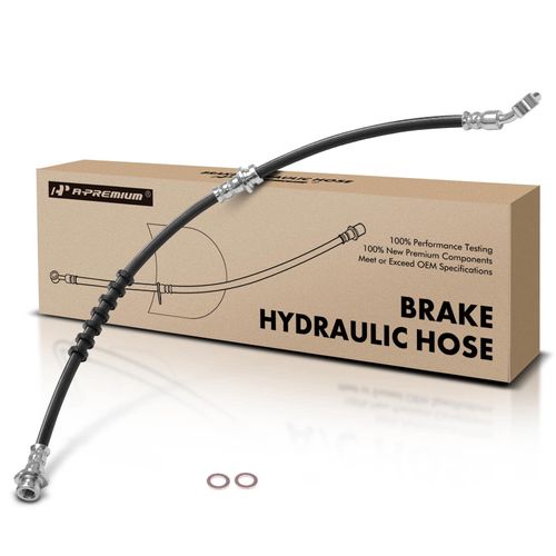 A-Premium Front Driver Brake Hydraulic Hose Compatible with Select Nissan Models - Altima 2002-2005, Maxima 2004-2008 - Replace# 46210ZB51A
