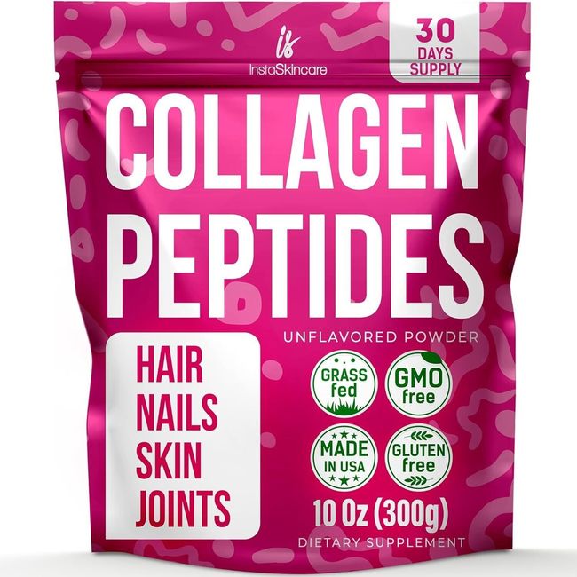 Collagen Peptides Powder for Women Hydrolyzed Collagen Protein Types I&III  10oz