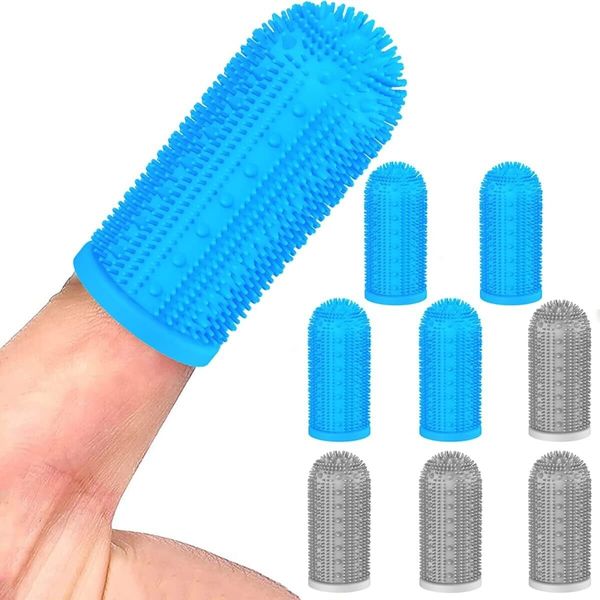 Petiepaw Dog Toothbrush for Dog Teeth Cleaning, Large Dogs-8 Pack