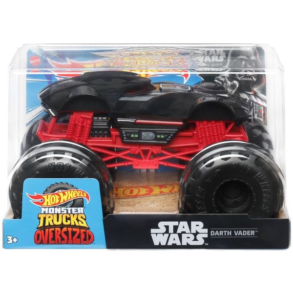 Hot Wheels Monster Trucks Oversized 1:24 Scale Metal Die-Cast Toy Truck (2023 Darth Vader)