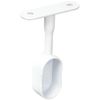 AIWA METAL Bracket End for Aluminum Hanger Pipe White