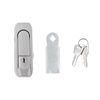 Xnrtop Electric Cabinet Panel Pop Up Lock Push Button Door Cam Lock Silver with Keys (Silver, Keys)