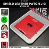 xTool F1 Shield Leather Hat Patch Jig, Laser Engraving Jig, Fiber Laser Template