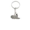 ahref25 Steam Train 3.5x2cm Emblem Made From Fine English Pewter on a Split Ring Keyring