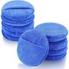 10 Pcs Microfiber Wax Applicator Pads, Ultra-Soft Microfiber Wax Foam Applicator