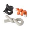 UT Wire 5" Flexi Ties Cable Wrap - (Orange/Gray/Black) - 16 Count