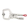 Locking C-Clamp, 11In, Chrome Plated, 1Pc