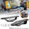 Pair For 21-23 Ford Bronco 2/4 Door A-Pillar Windshield Hinge Mounting Brackets