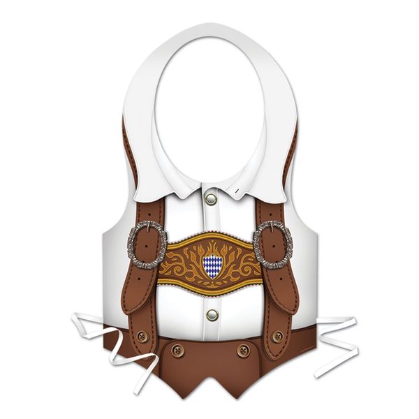 Beistle 48-Pack Plastic Oktoberfest Vests