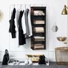 Simple Houseware 5 Shelves Hanging Closet Organizer, Black
